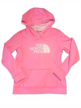 The North Face Hot Pink Polyester Fleece Pullover Hoodie Women’s M